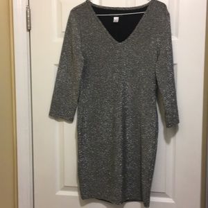 Silver party dress